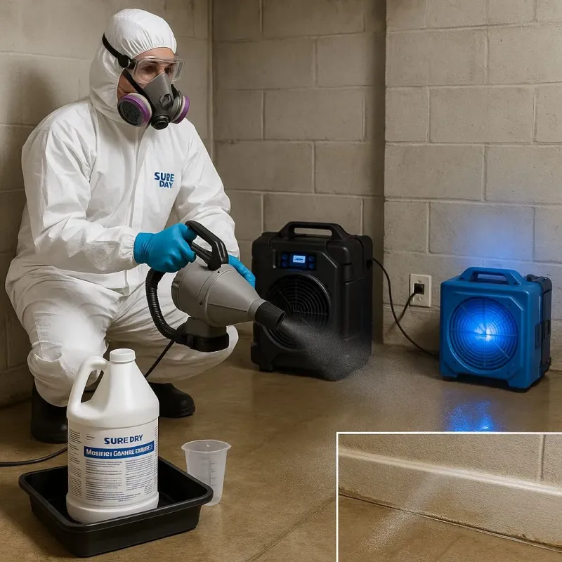 Sanitization and Odor Removal process in Monroe, LA